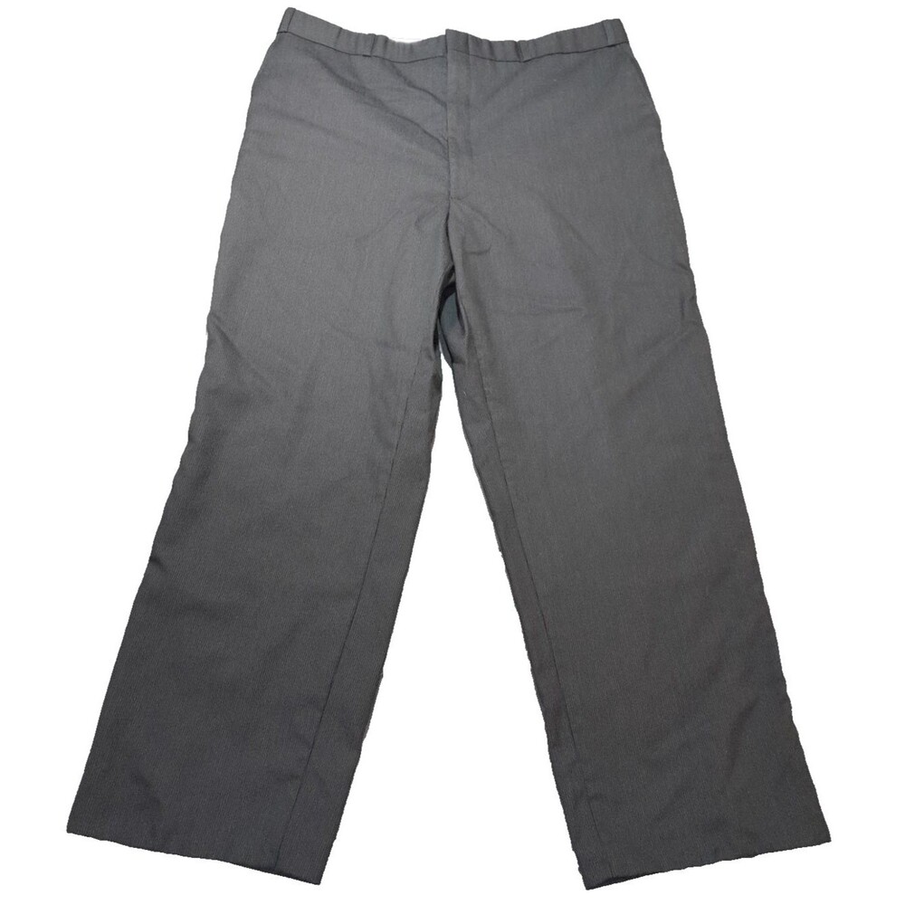 Jeffrey Banks 100% wool dress pants Black pin stripe 38x29 work pants
